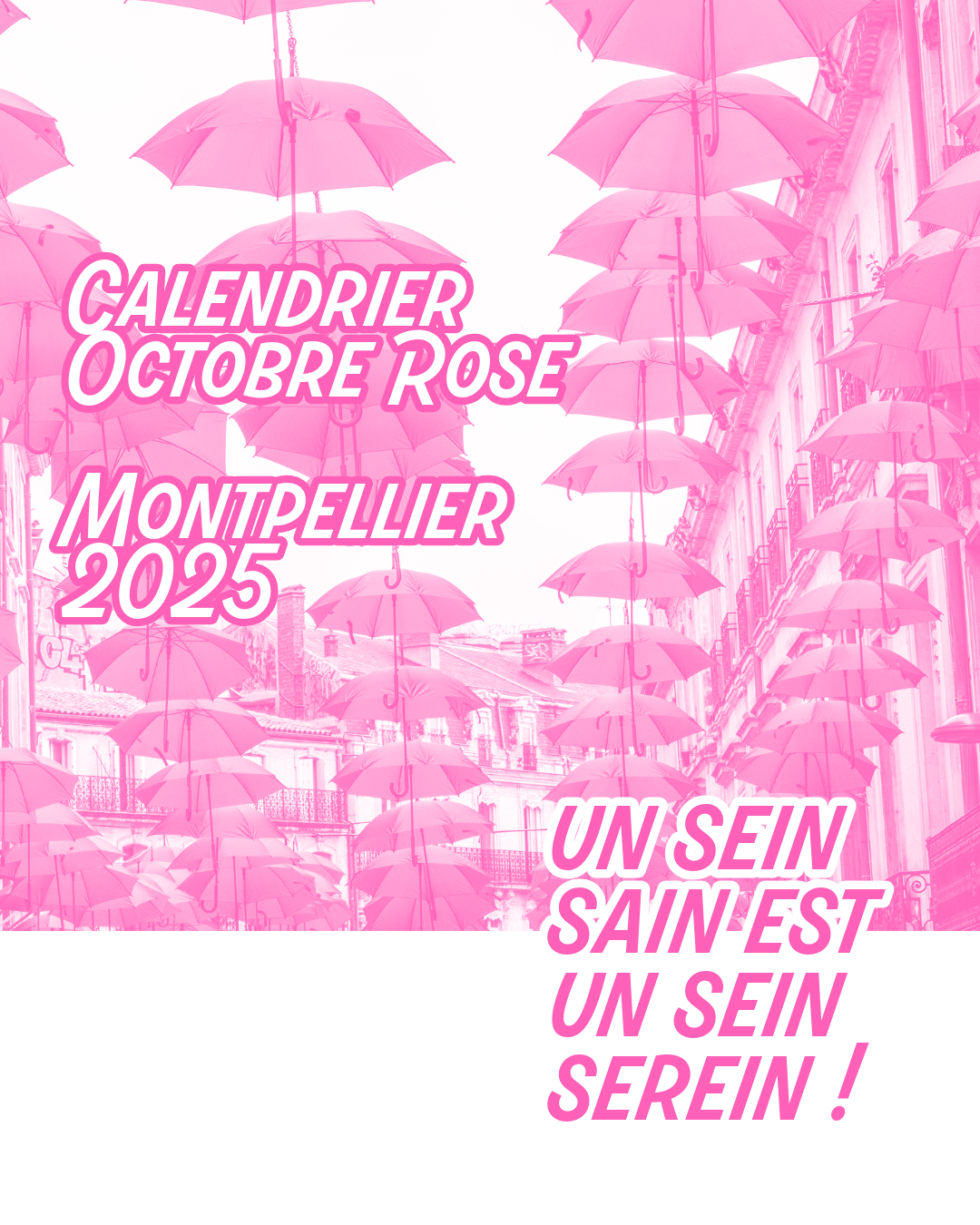 Octobre Rose Montpellier 2025 - Calendrier de Prévention Octobre Rose Montpellier 2025 - Calendrier de Prévention