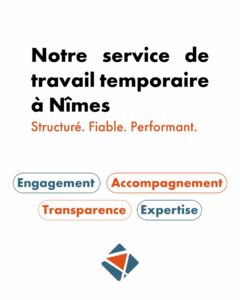 Notre service de travail temporaire à Nîmes